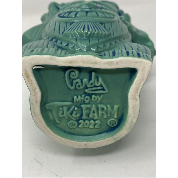 Tiki Farm Looky Leia Mermaid Blue Green Mug By Candy Weil Tiki For Underground - Picture 6 of 7